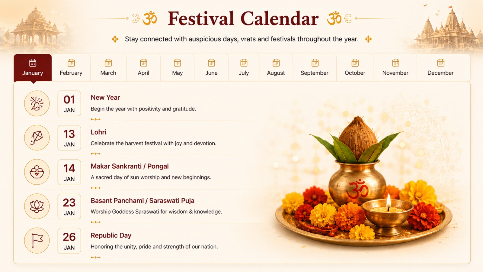 Festival Calendar