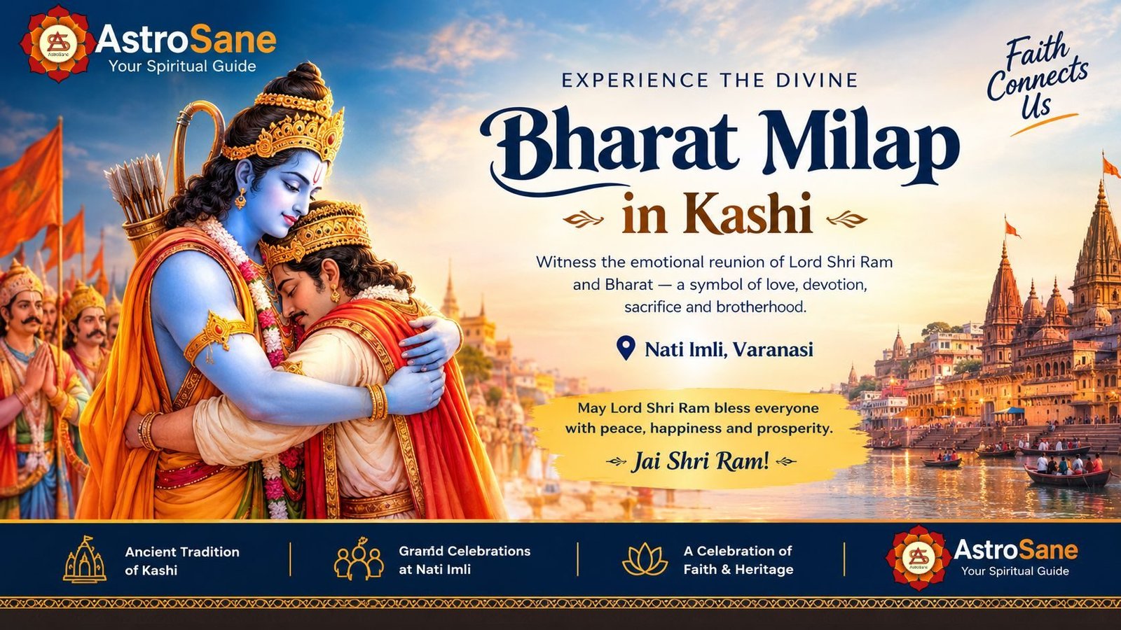 Bharat Milap in Kashi: The Divine Celebration of Lord Rama and Bharat in Varanasi