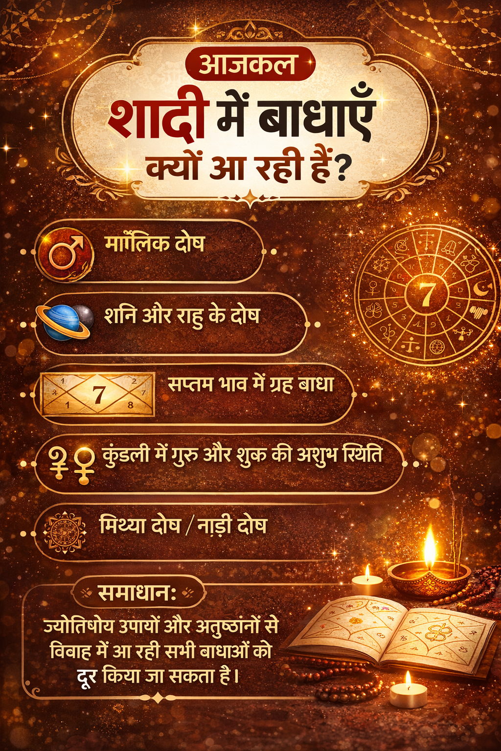 आजकल शादी में बाधाएँ क्यों आ रही हैं?