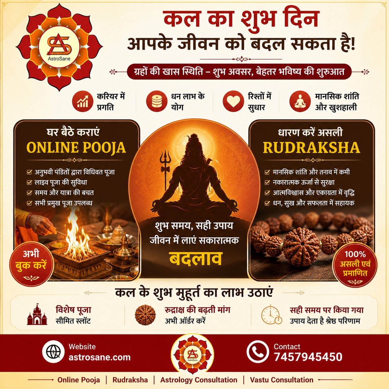 “क्या आप जानते हैं? कल का दिन आपके जीवन को बदल सकता है…”