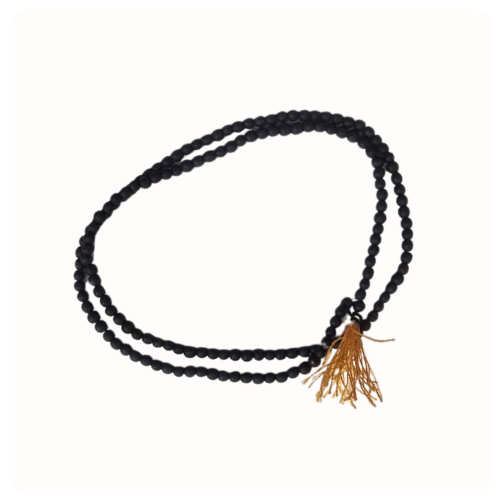 Karungali Mala 7mm – Original Karungali Wood Prayer Beads for Protection, Positivity & Meditation