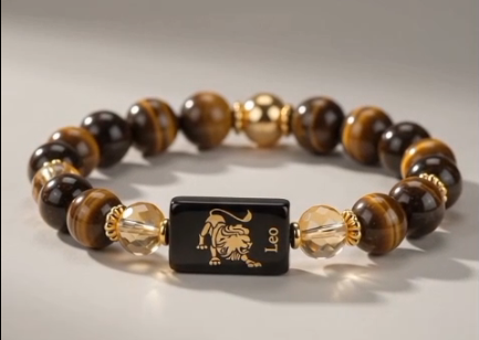 Leo Zodiac Bracelet – Tiger Eye Stone Bracelet