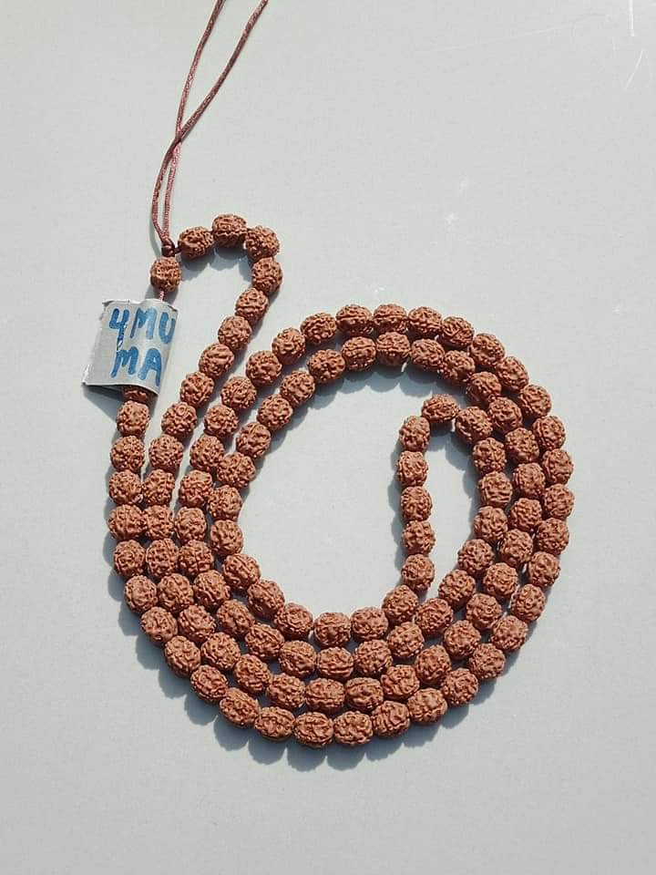 4 mm rudraksha mala