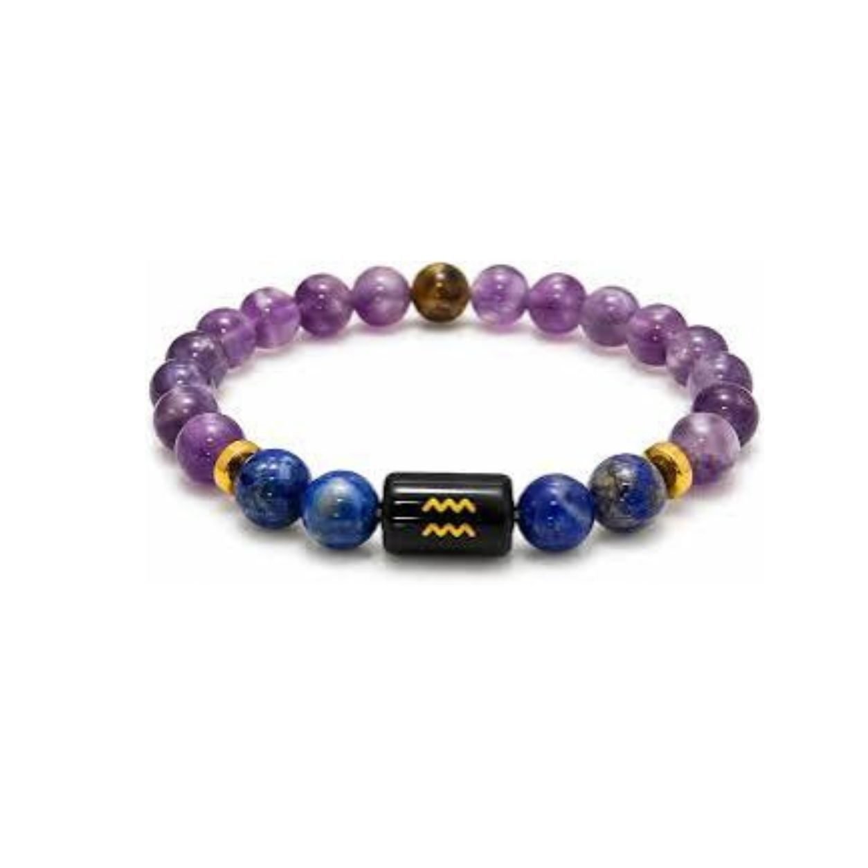 Aquarius Zodiac Bracelet – Lapis Lazuli Stone Bracelet