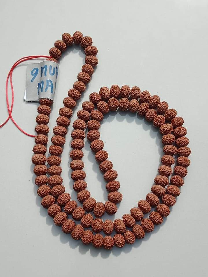 9 mm rudraksha mala