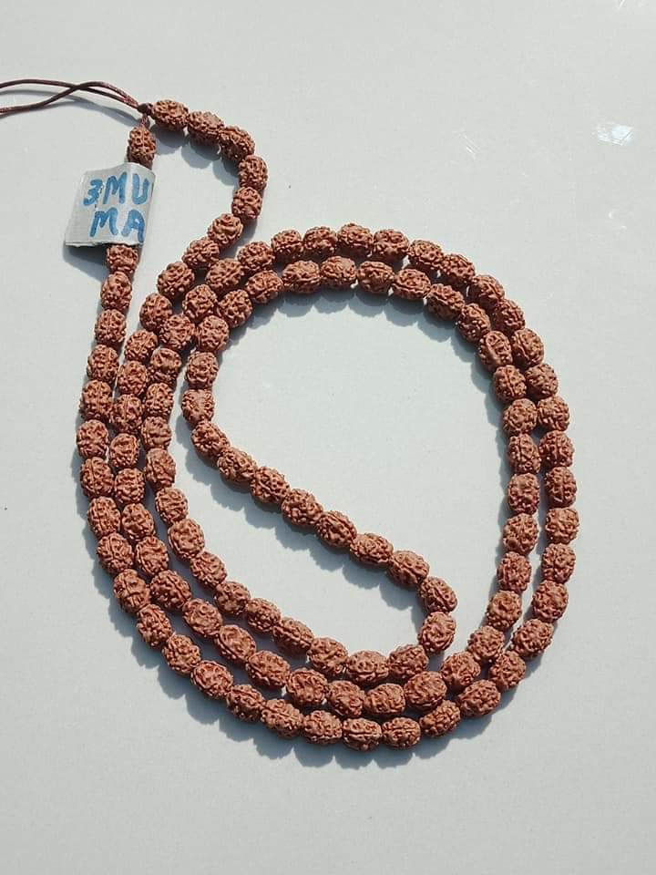 3 mm rudraksha mala