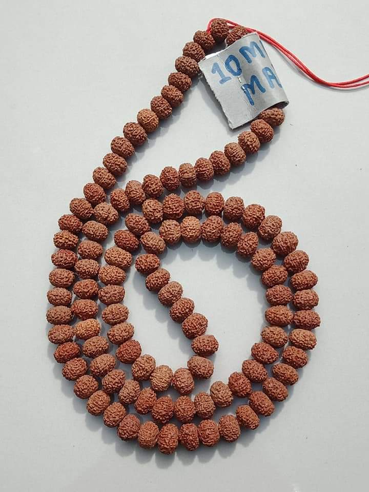 10 mm rudraksha mala